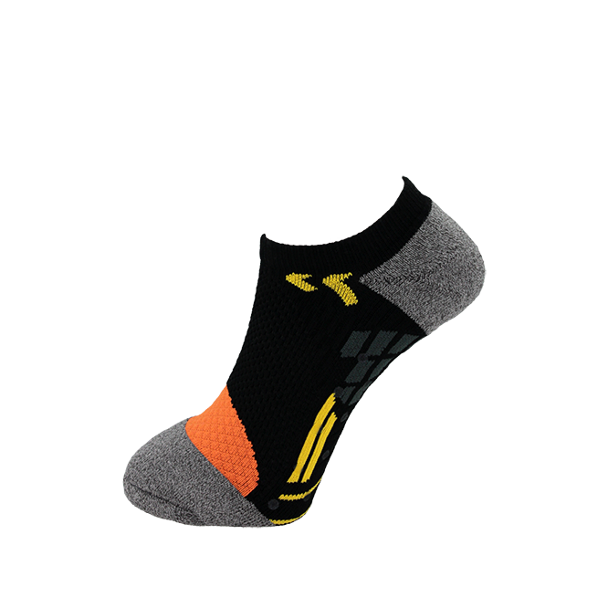 止滑。LYCRA編織加壓。護足，氣墊。竹炭紗。隱形運動襪 1464