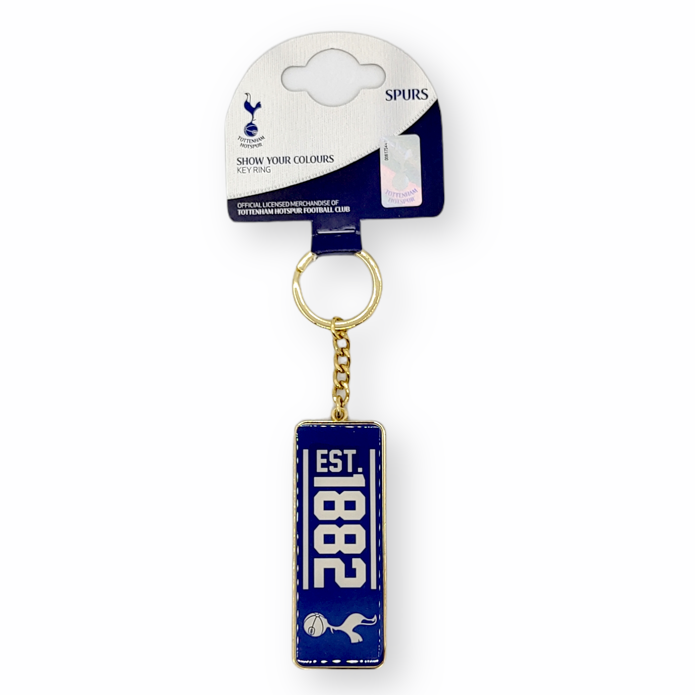 熱刺藍色1882會徽鎖匙扣