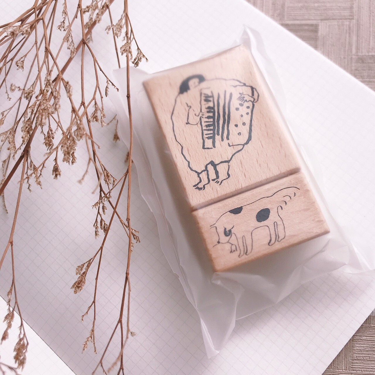 dodolulu｜手風琴與小狗 印章