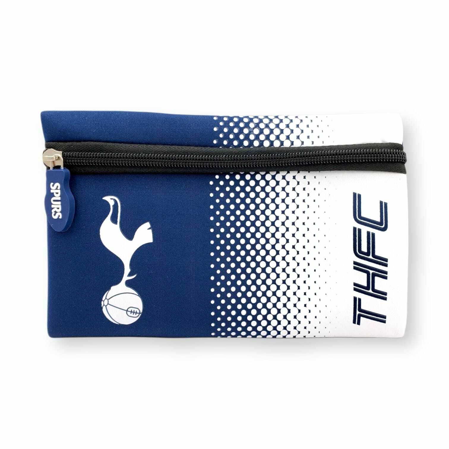 熱刺深藍色波點筆袋