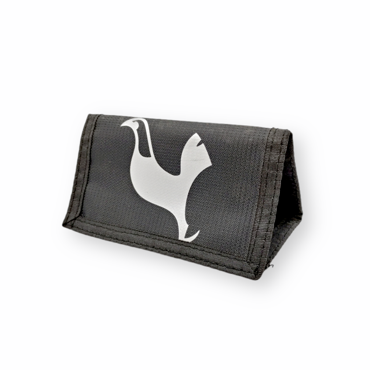 熱刺黑色銀會徽運動銀包