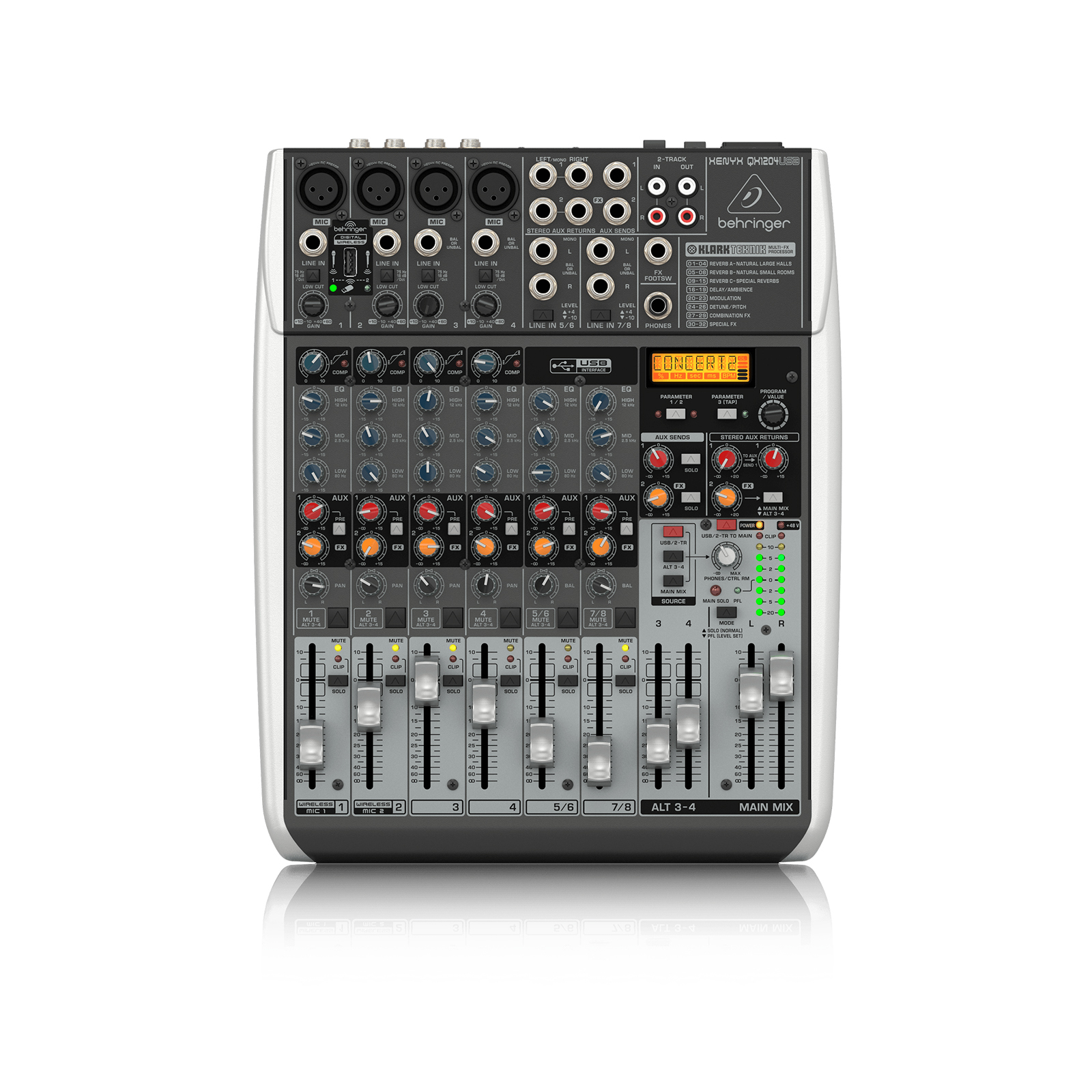 Behringer XENYX QX1204USB 混音器