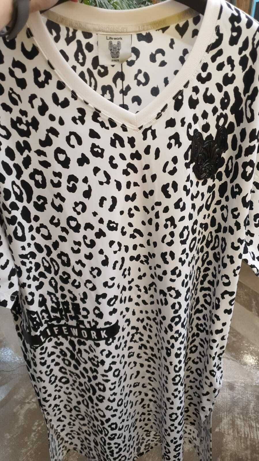 [S] LIFEWORK V-NECK STREET STYLE DRESSES,ALLOVER, LW222OP861-1-98 (SLW109)