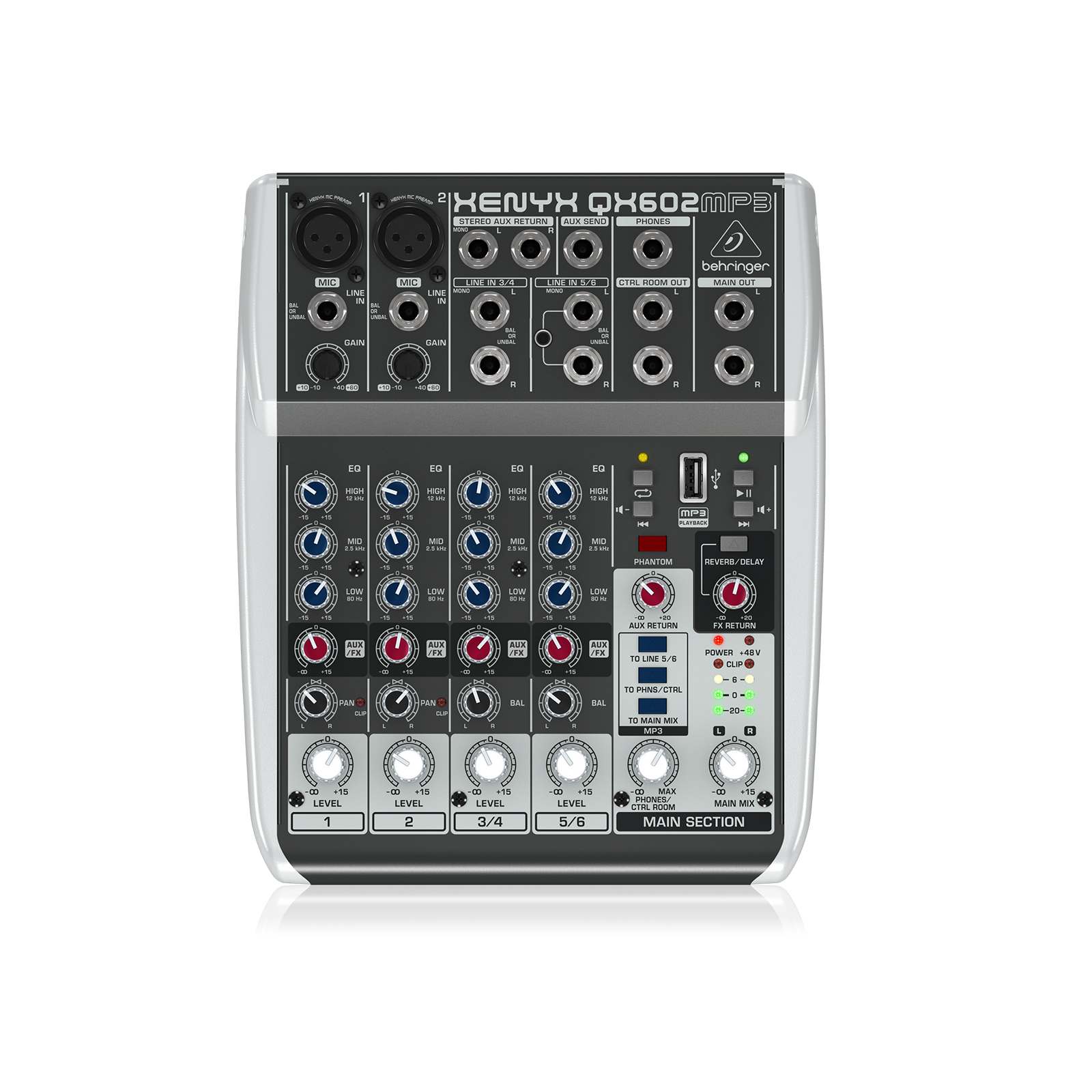 Behringer XENYX  QX602MP3 調音台