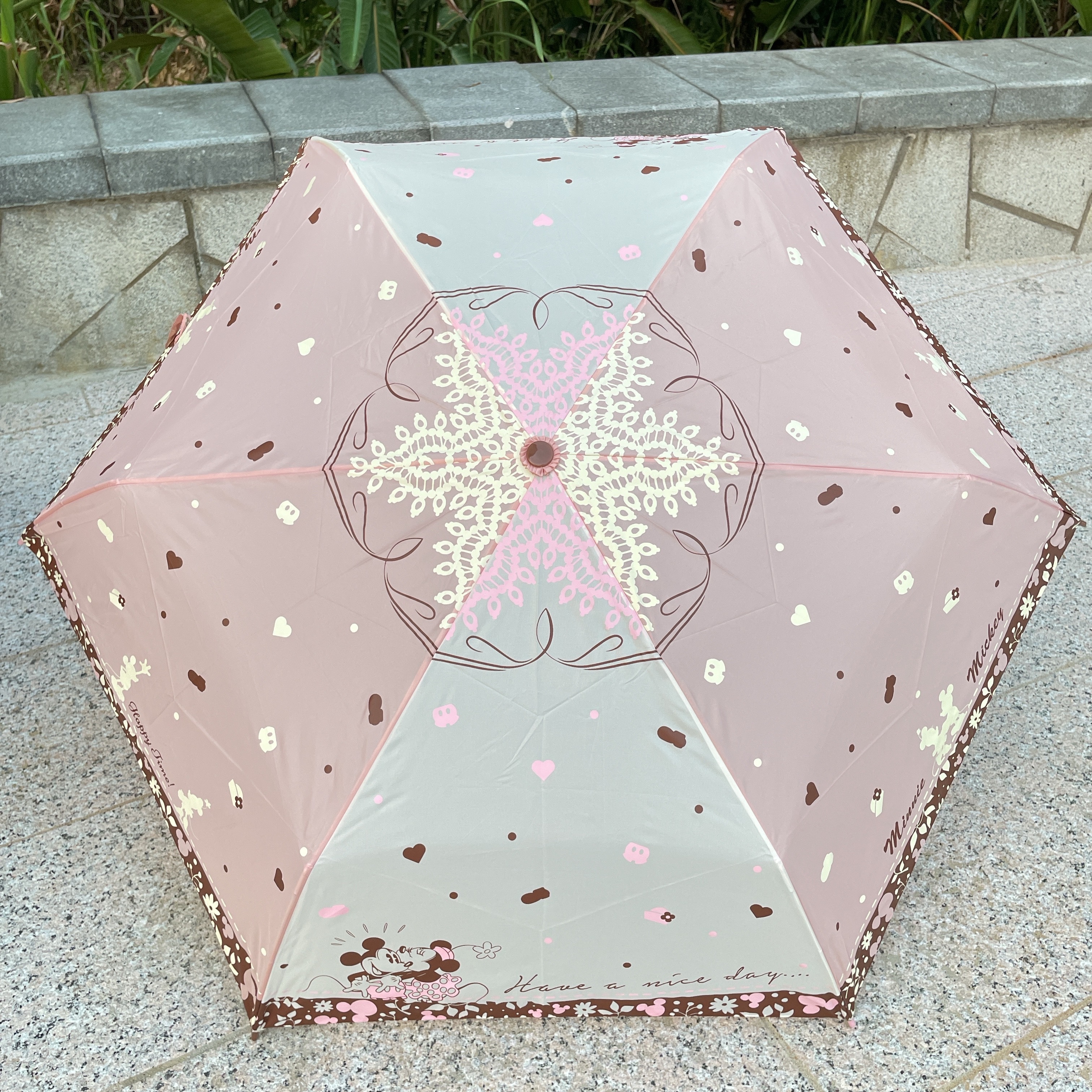 22161-MK 迪士尼主角縮骨遮 米奇米妮 經典 #JP22-90356