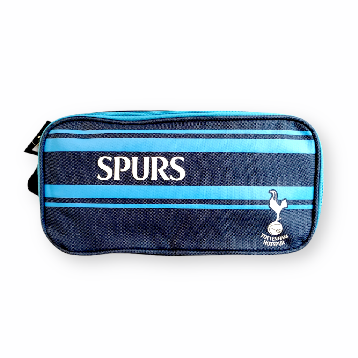 熱刺深藍色粉藍間鞋袋