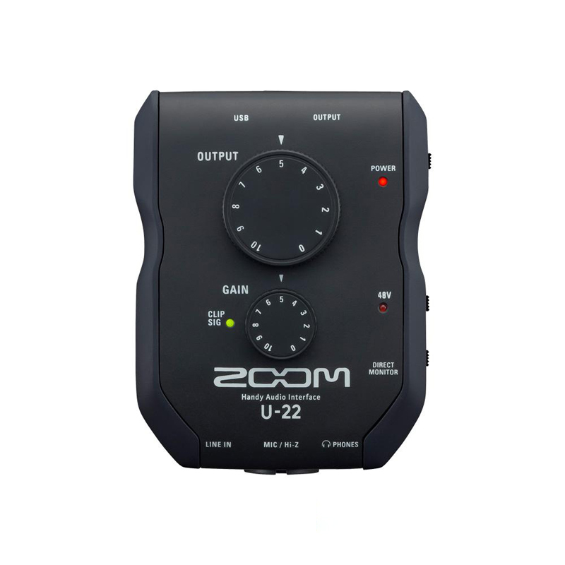 ZOOM U-22 手持型錄音介面