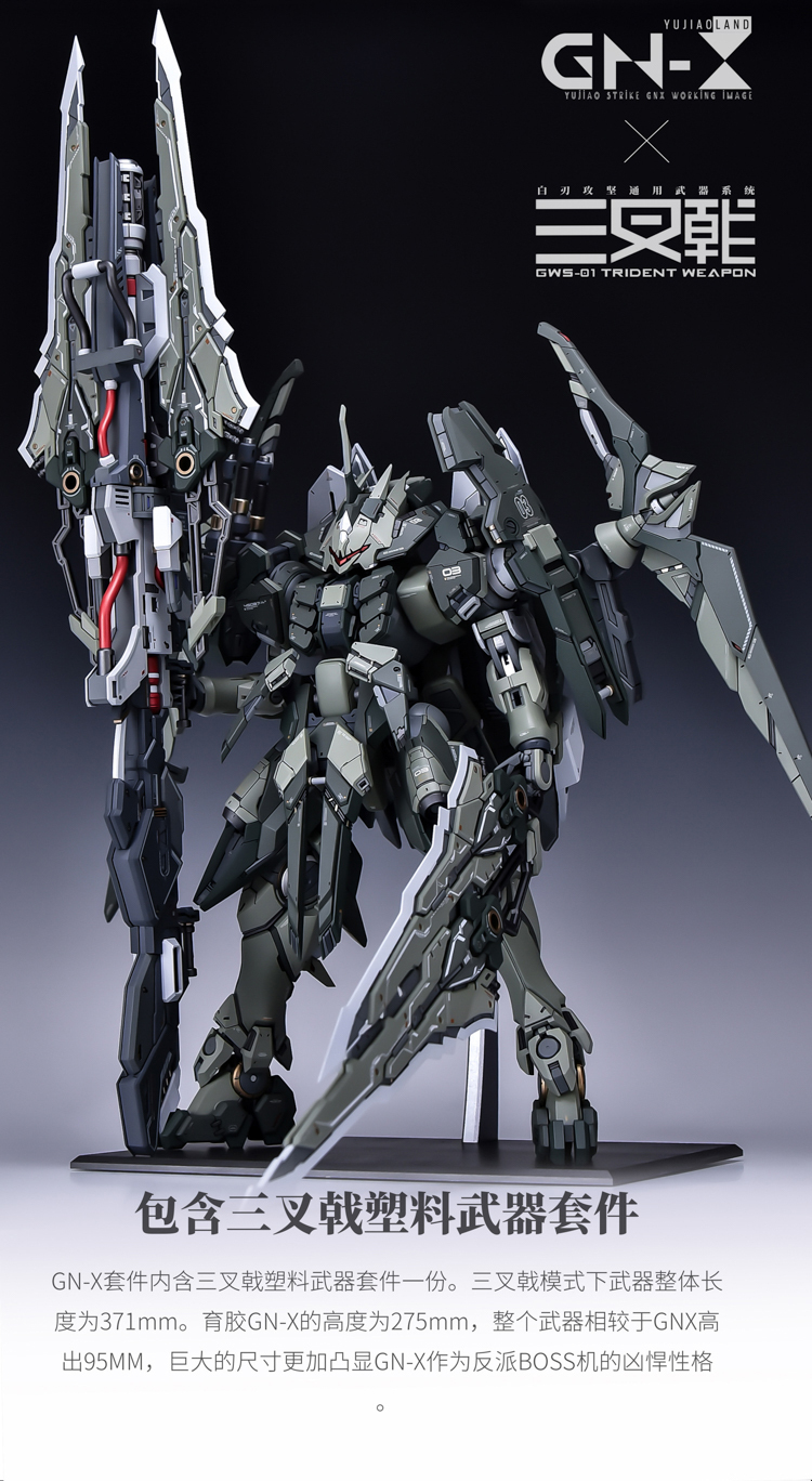 Unpainted and unassYJL 1/100 Striker GN-X Conversion Ki