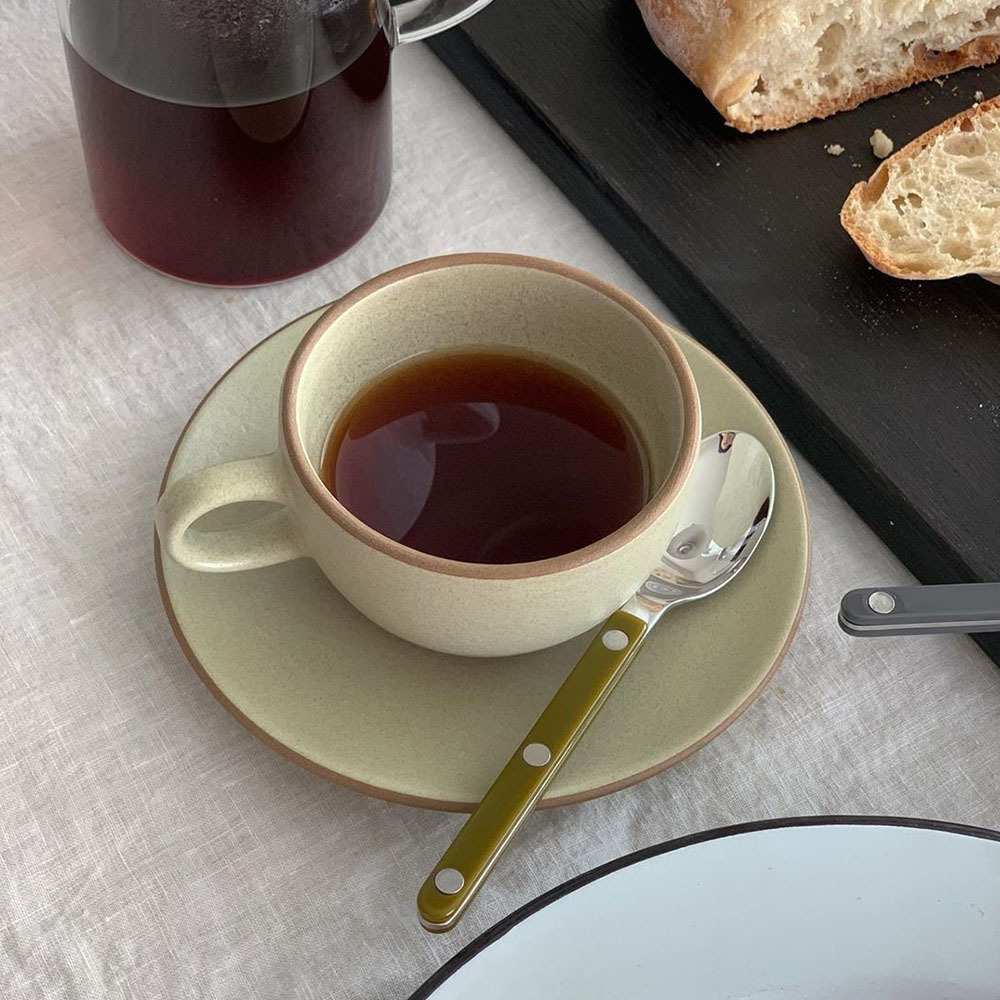 SABRE | Bistrot 復古酒館鈕扣系列 | 茶匙 | 亮面 | 蕨綠