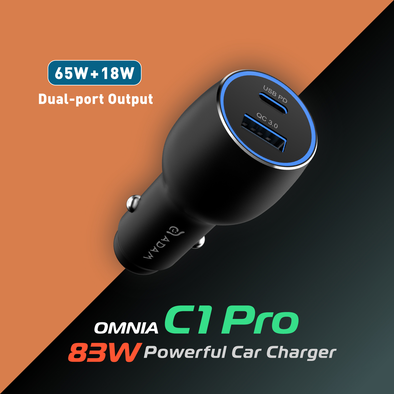 OMNIA C1 Pro  83W Powerful Car Charger