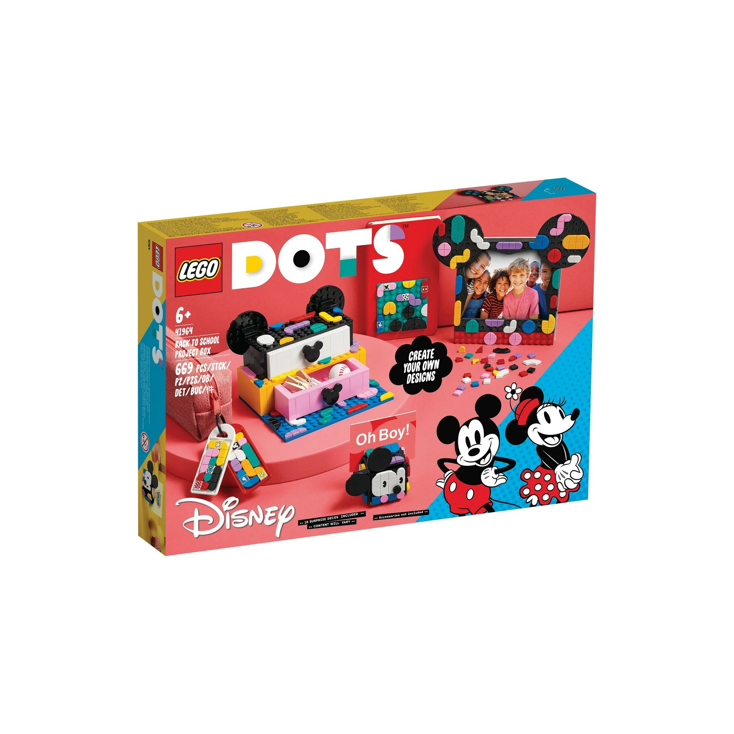 41964 - Mickey Mouse & Minnie Mouse Back-to-School Project Box