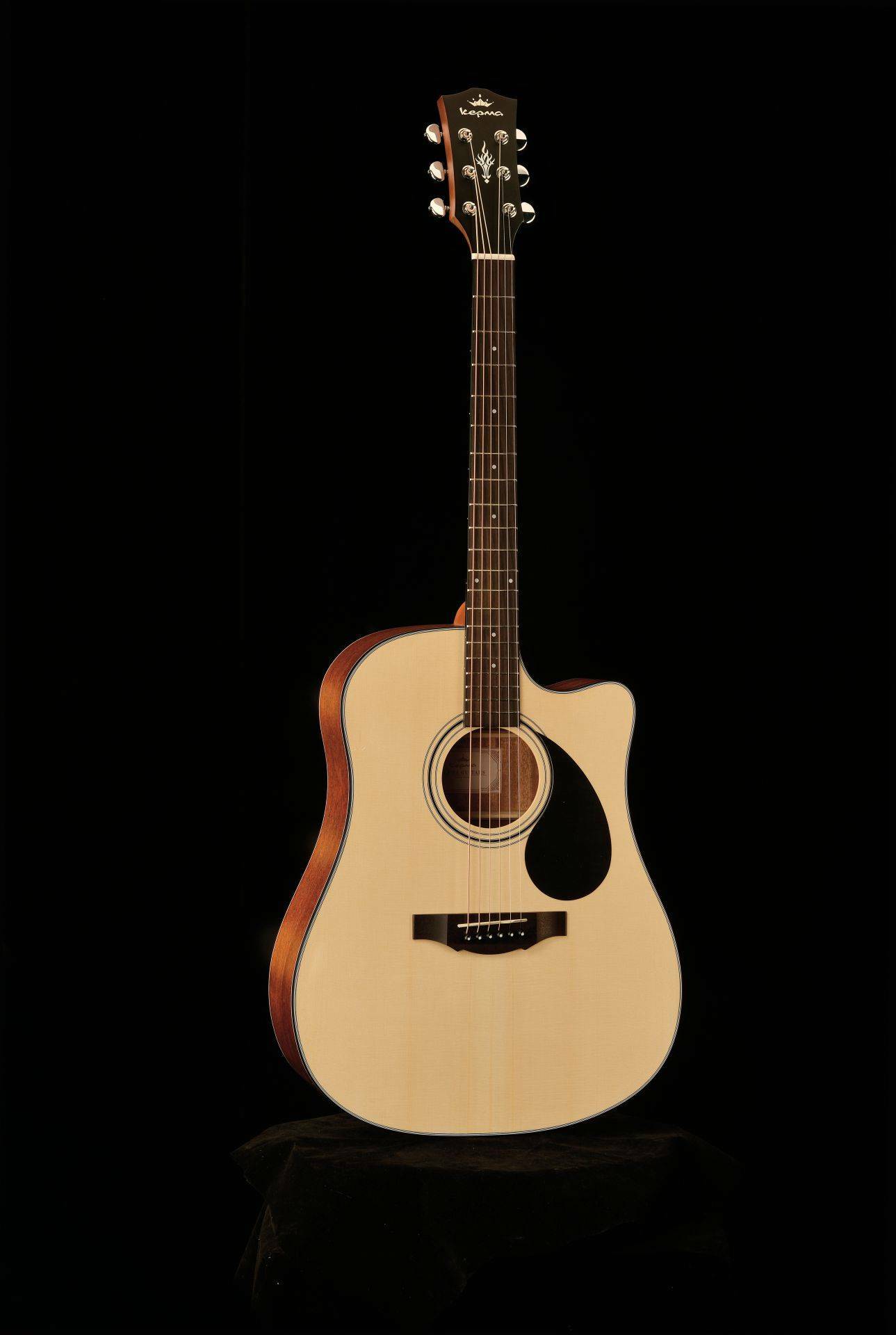 卡馬吉他 Kepma EDC-NM 41吋 雲杉面板/桃花心木側背板 合板 民謠吉他 第 5 張圖片｜三峽吉他 / Bass