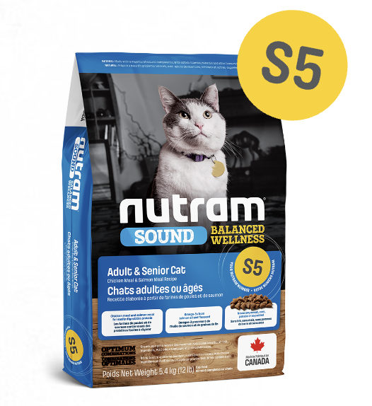 Nutram S5 成貓糧 1.13KG/5.4KG