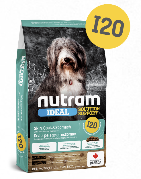 Nutram I20 敏感腸胃、皮膚狗糧 2KG / 11.4KG