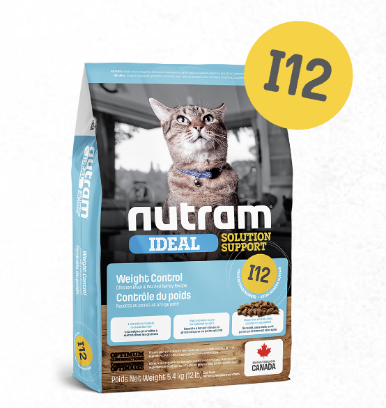 Nutram I12 控制體重貓糧 1.13KG/5.4KG