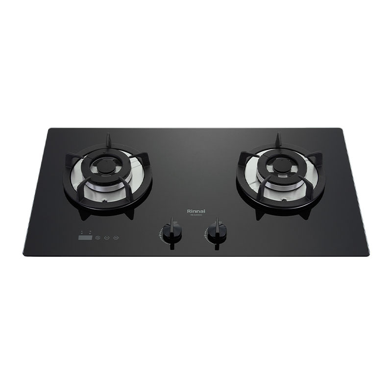 【結帳現折】Rinnai 林內 檯面式 防漏玻璃雙口爐 RB-S2630G(B) 雙口定時功能