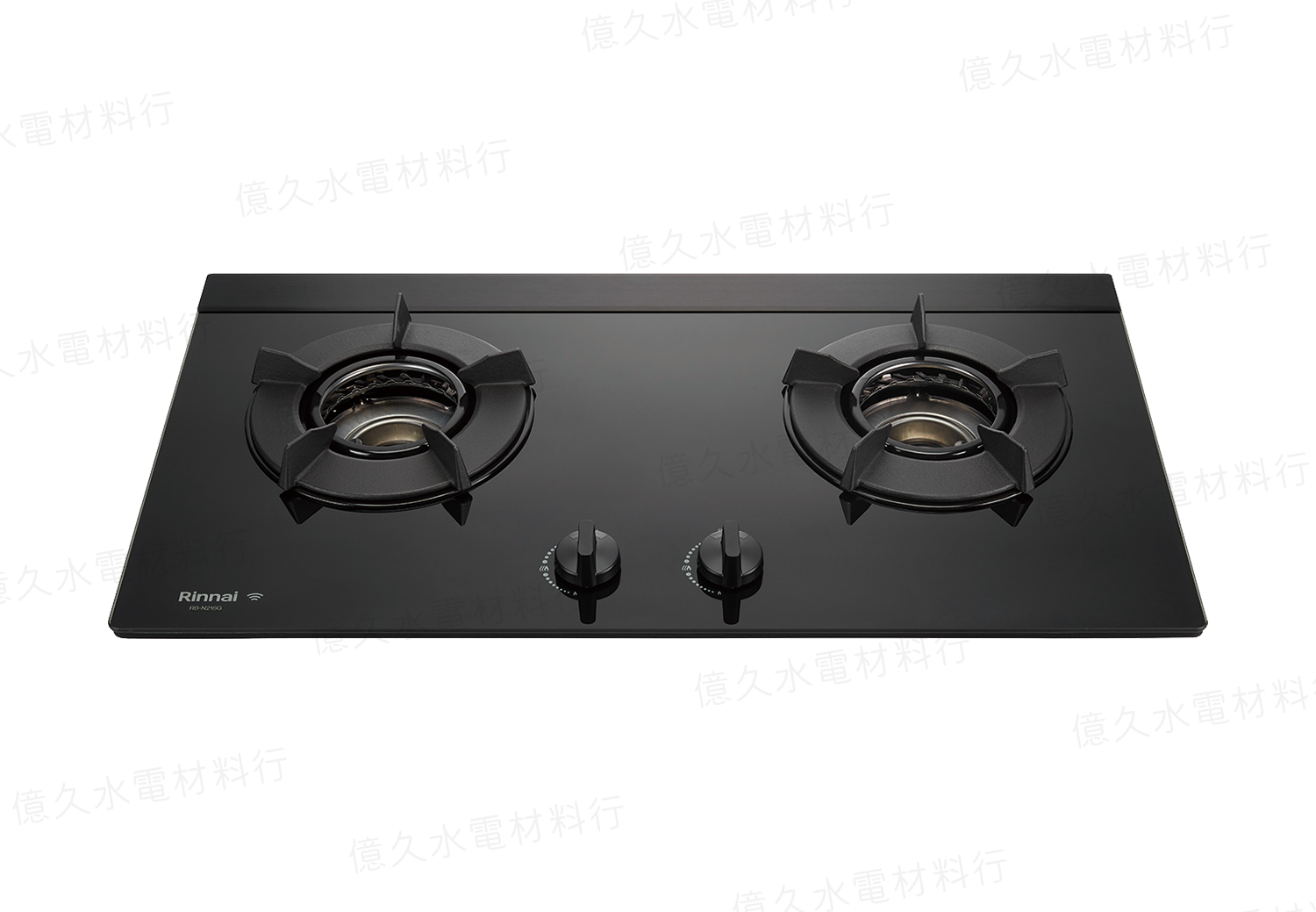 林內 檯面式內焰玻璃雙口爐 RB-N218G(B)