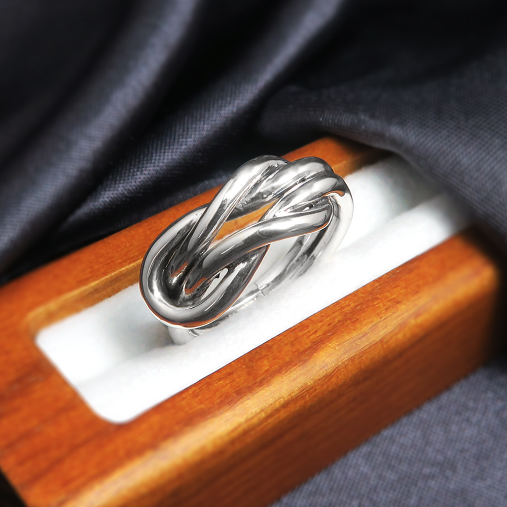 平結戒指 寬版 手工純銀戒指