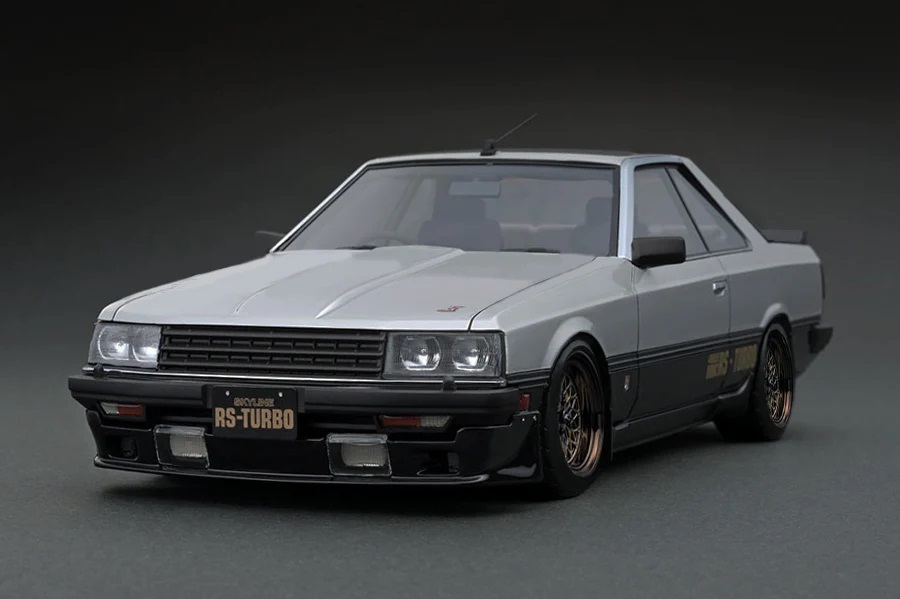 1/18 IG Nissan Skyline 2000 RS-Turbo (R30) Silver/Black (IG2350)