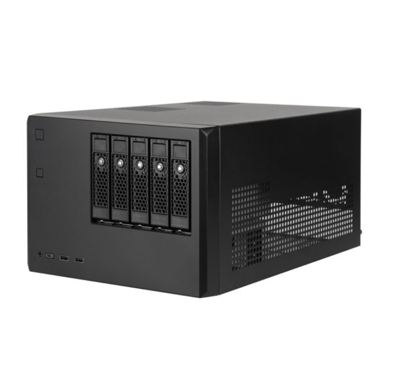 米特3C數位–SilverStone 銀欣 CS351 支援5顆SAS-12G熱插拔的多功能NAS機殼