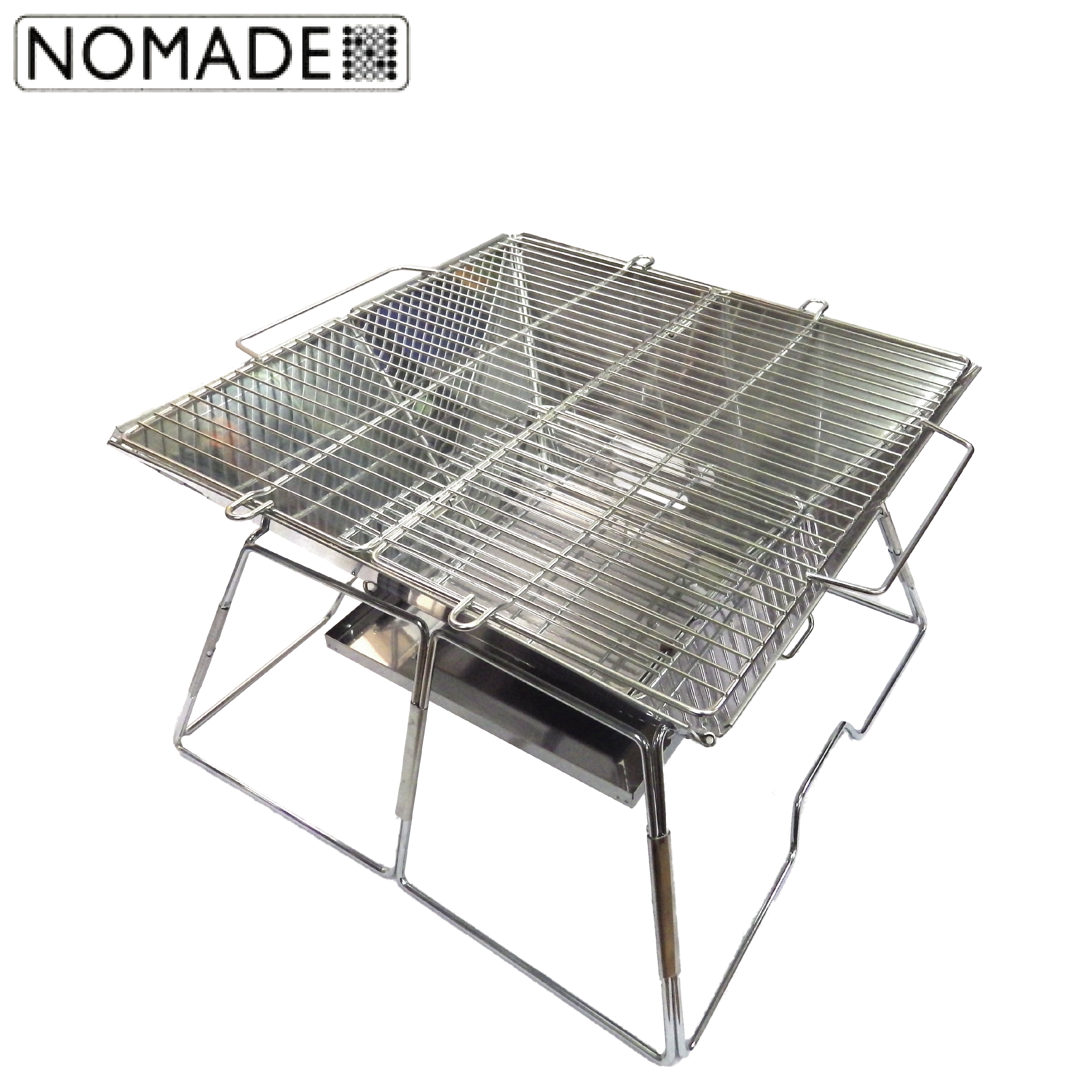 經典不鏽鋼折疊式燒烤爐 焚火台/燒烤爐/BBQ/炊具/適合戶外露營/烤肉 50CRMC607