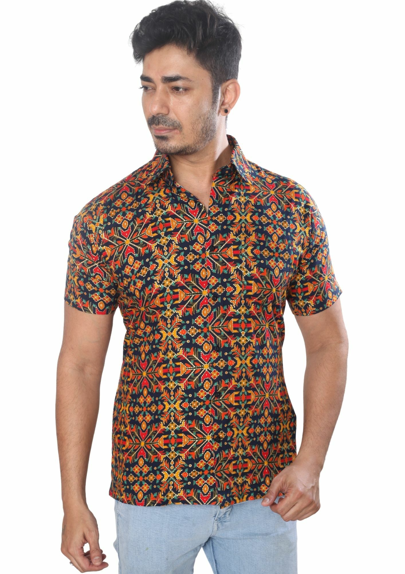 Sonali Couple -Men's Shirt / Top Only Men Casual Shirt Large Size Men Shirt&nbsp;Jippa For Men Shirt Baju Casual Lelaki - Q1402C