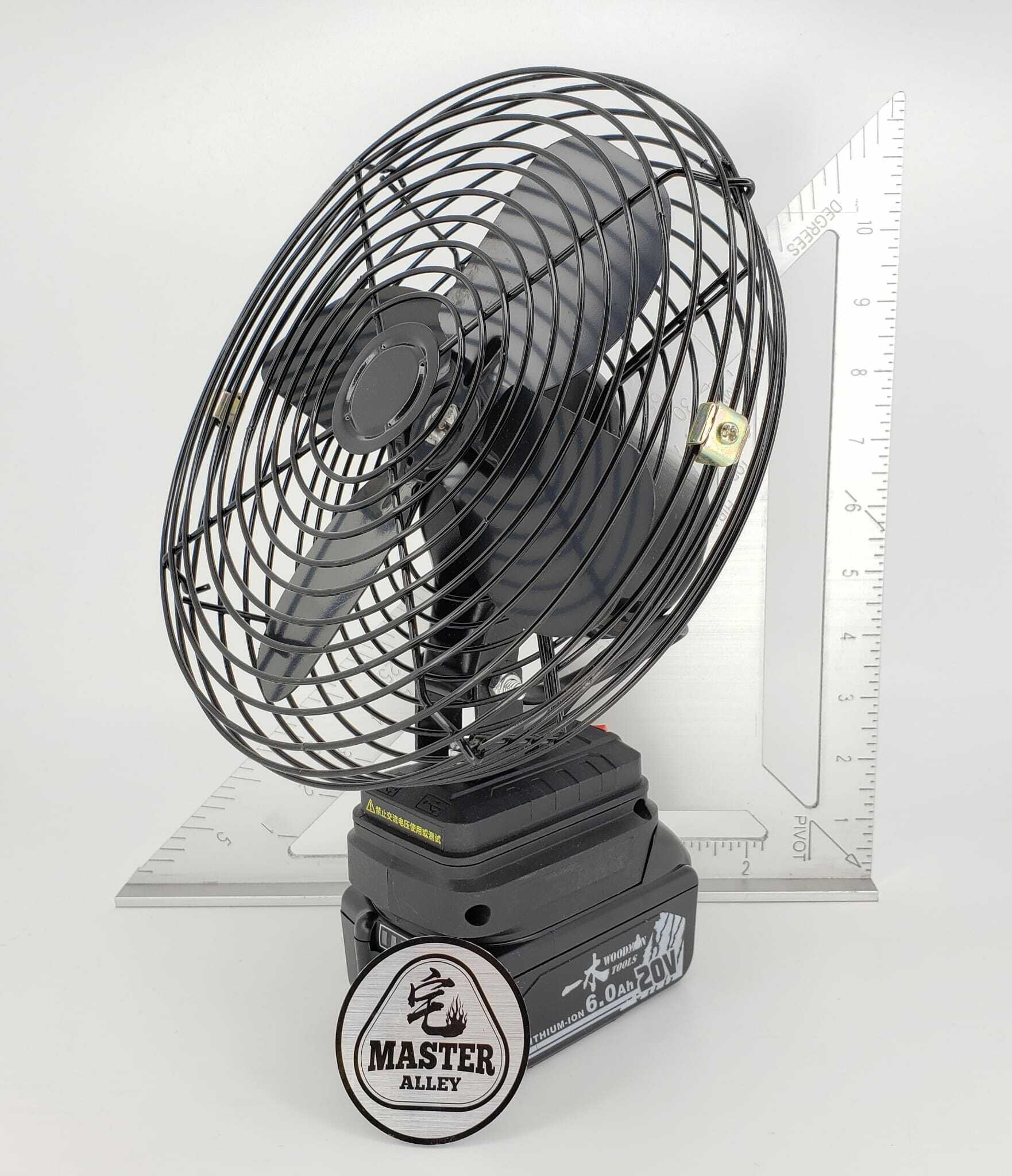 FAN 開倉鋰電風扇（8"）(牧田電/WOODMAN電適用）