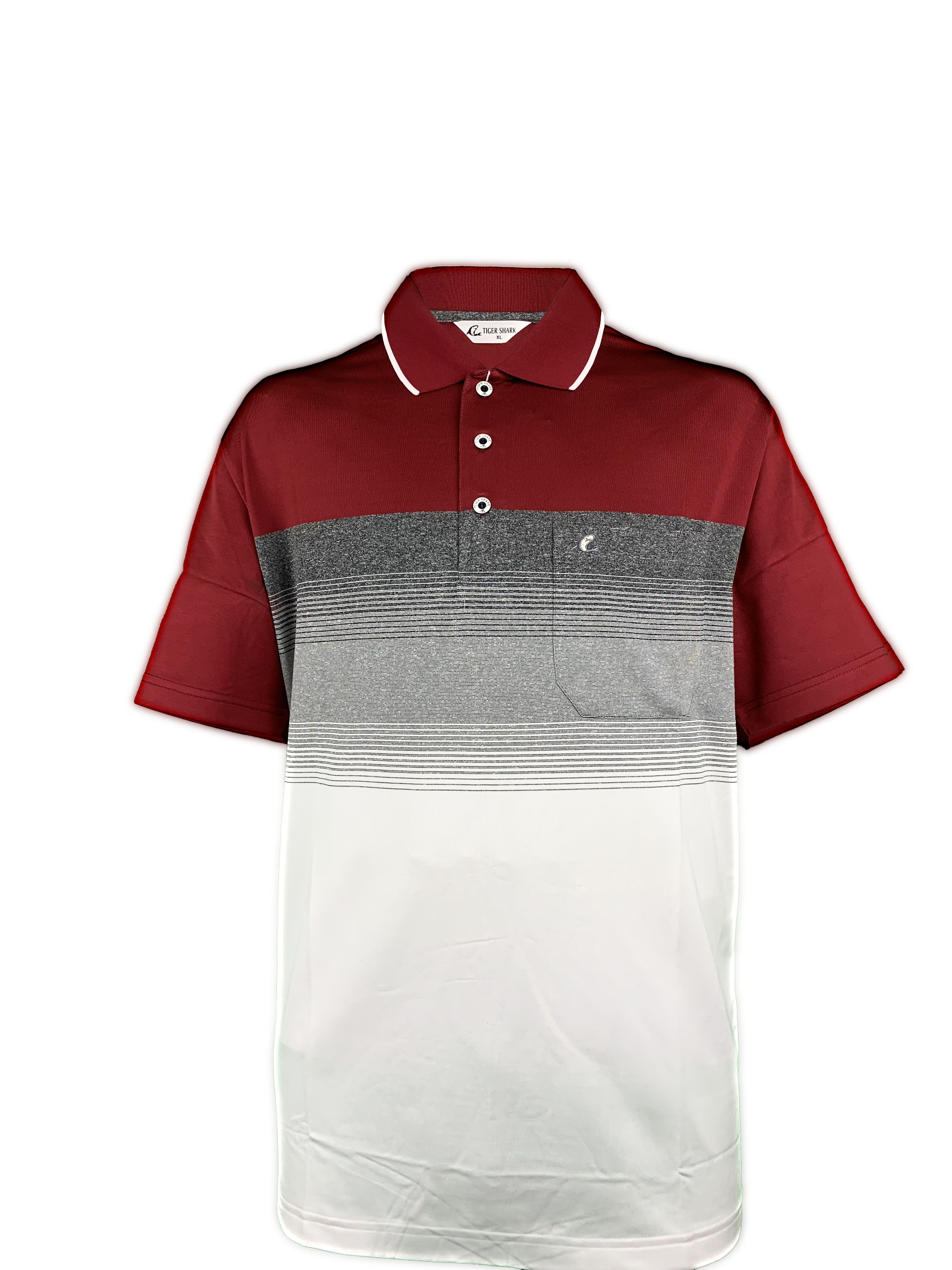 彈力排汗條紋POLO衫