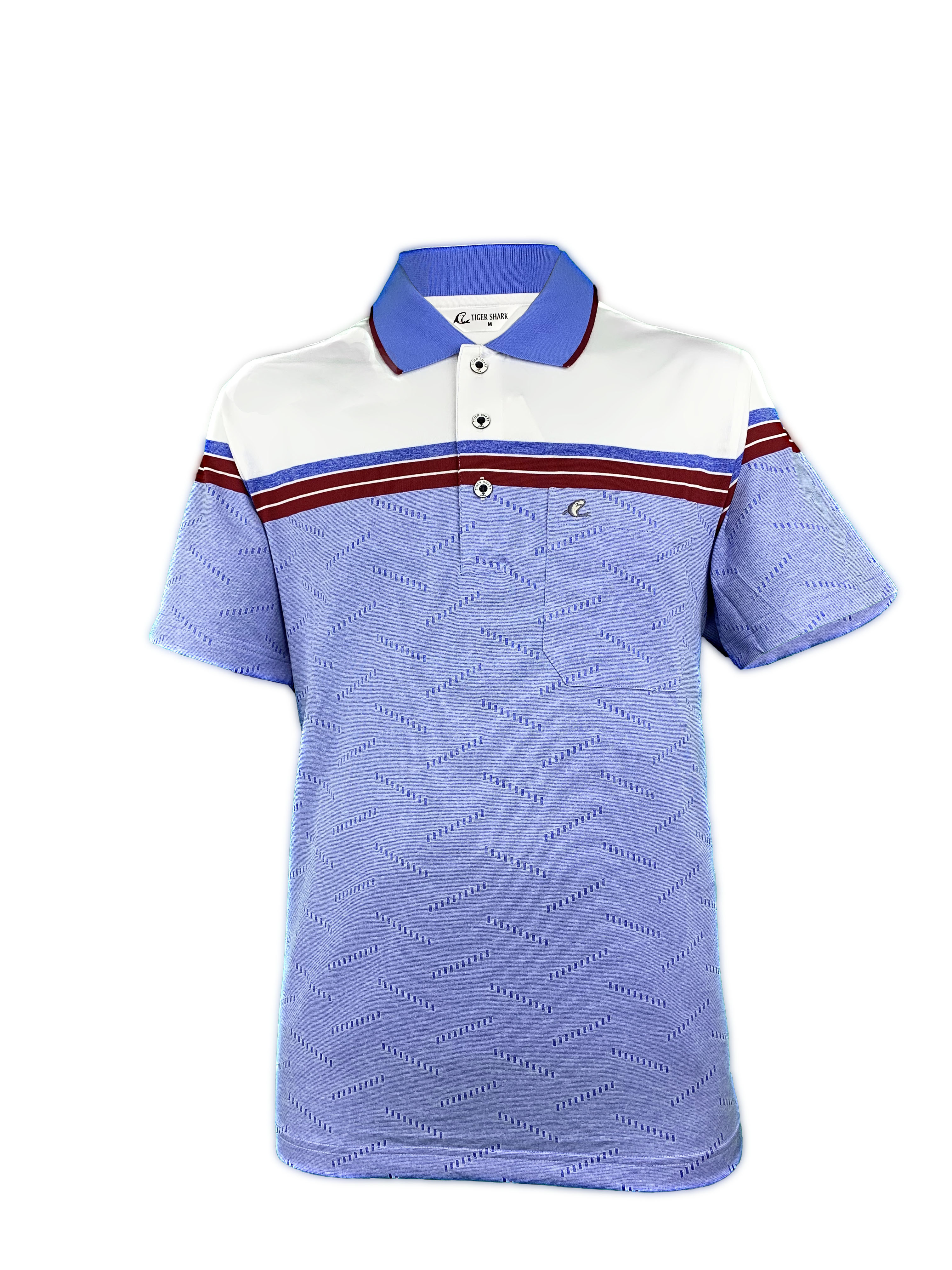 彈力排汗條紋POLO衫