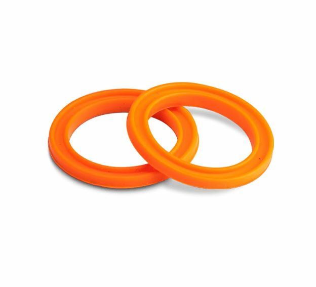 義大利 24Bottles 不鏽鋼雙層保溫瓶瓶蓋止水墊圈 2入組 - 橘 (不含瓶蓋)