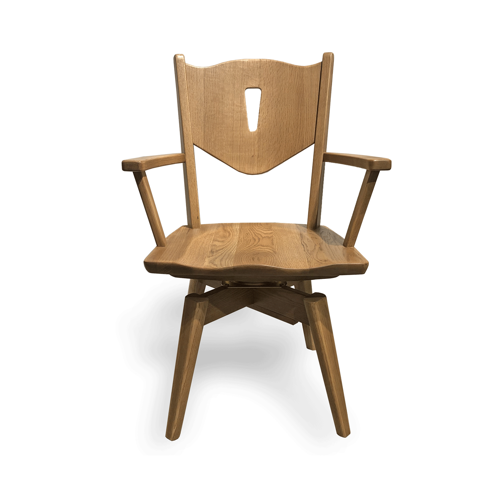 【JAP日式】日式橡木旋轉椅