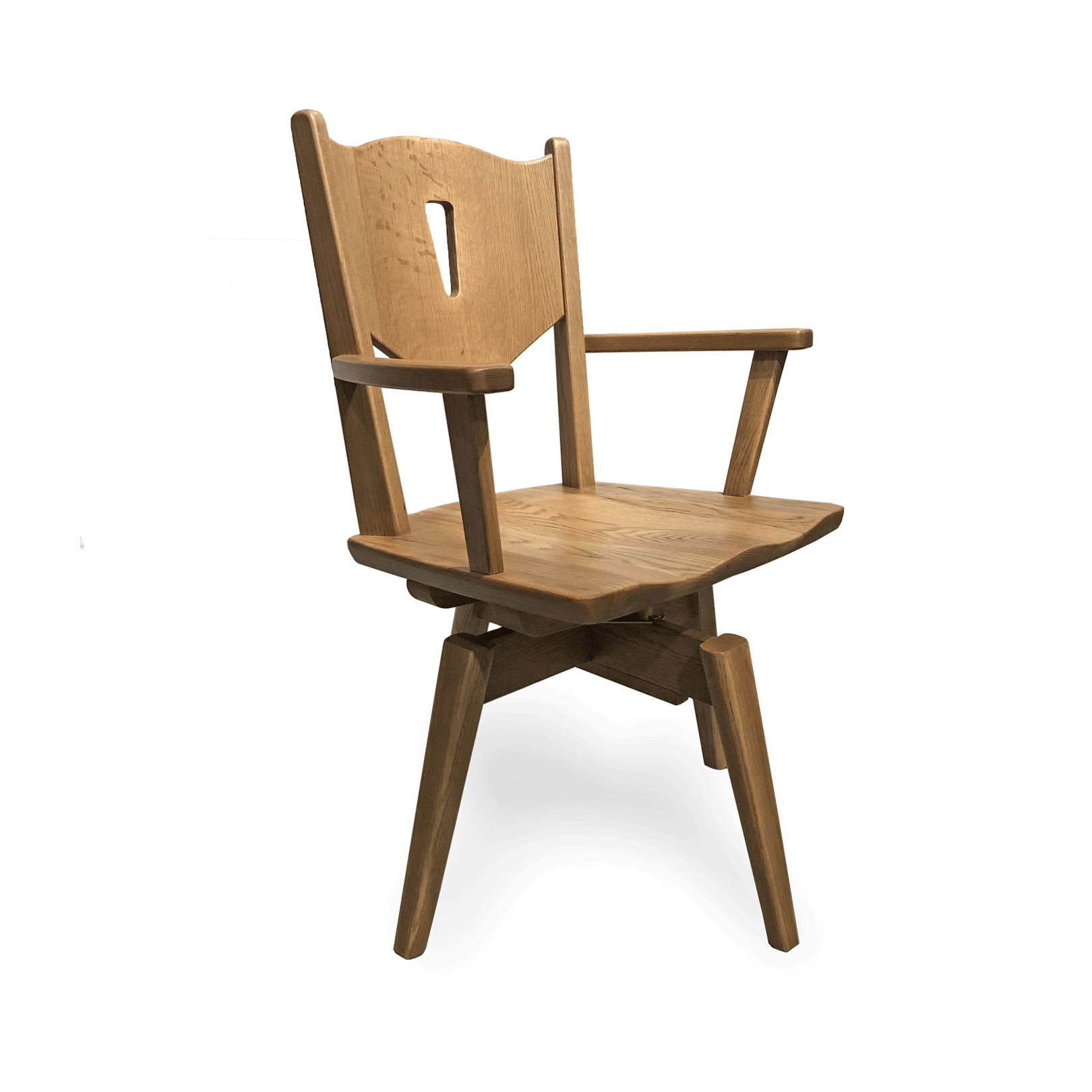 【JAP日式】日式橡木旋轉椅