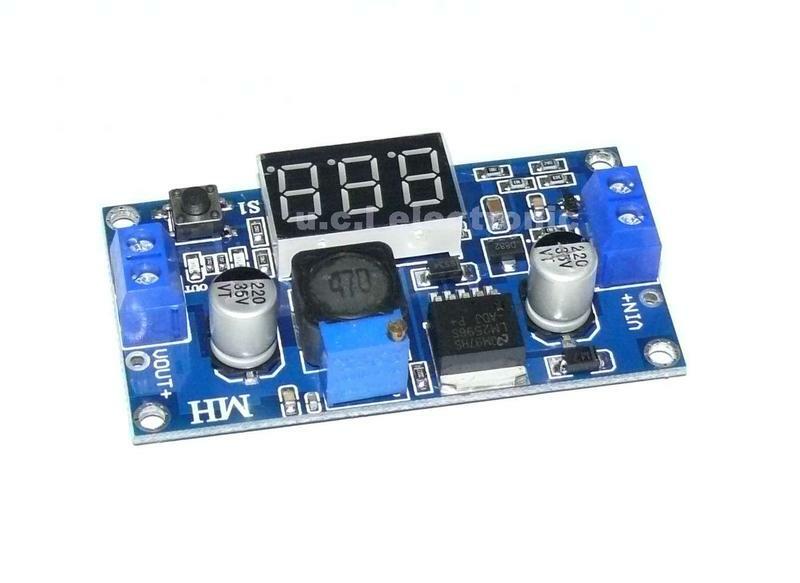 【UCI電子】(10-11) LM2596 DC-DC可調降壓模組帶數顯電壓表顯示 LM2596S穩壓電源模組