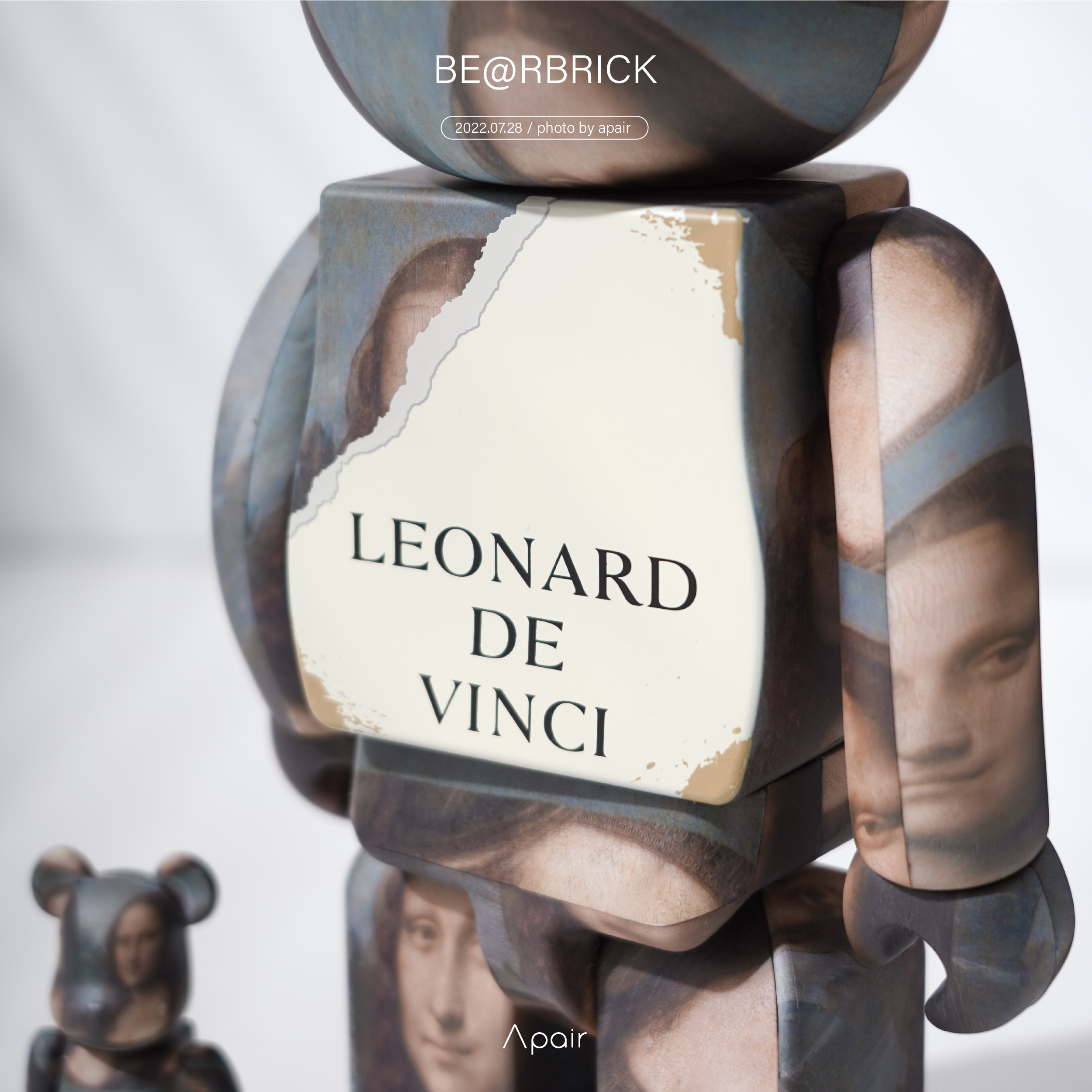 超合金 BE@RBRICK LEONARD DE VINCI Mona Lisa-