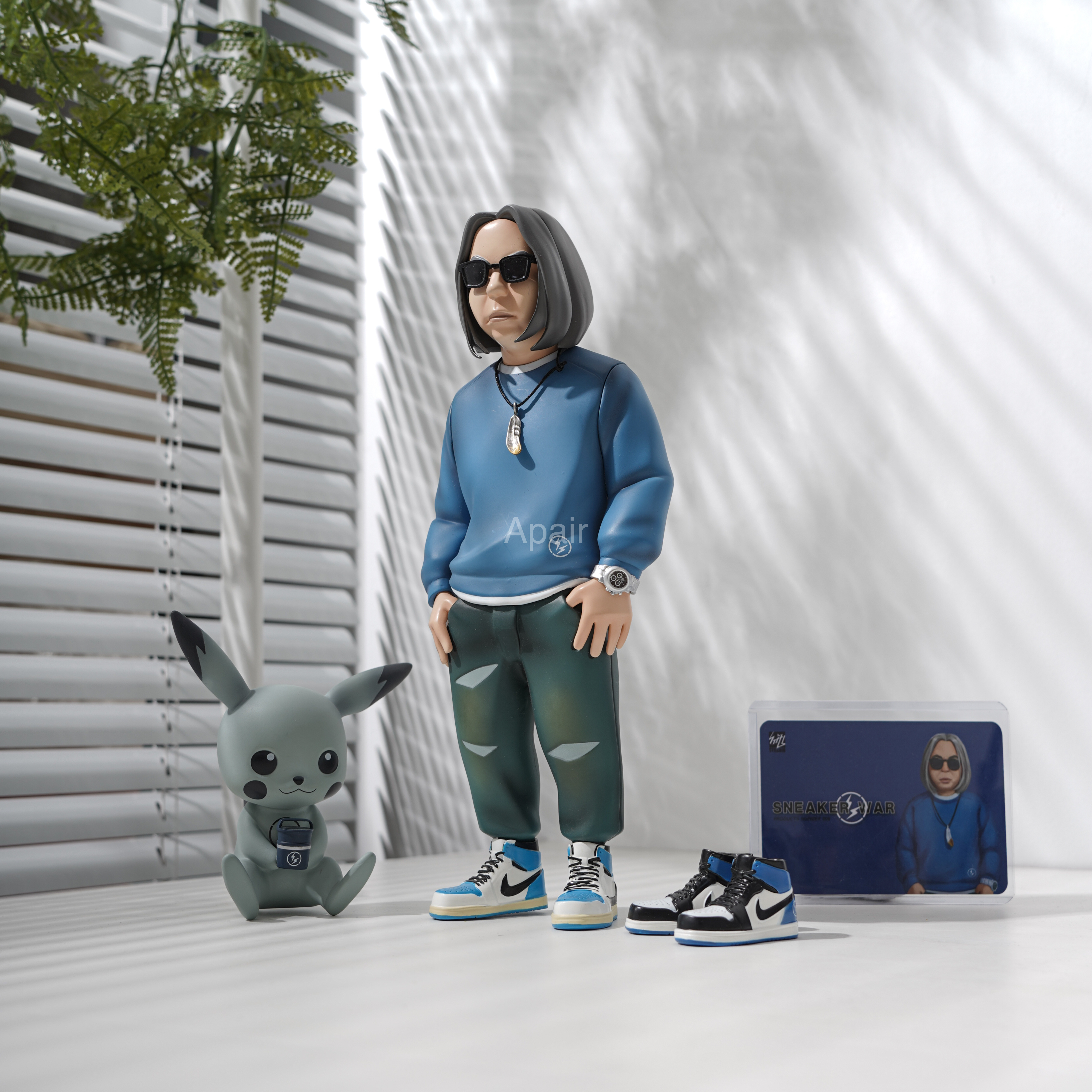 （現貨） Sneaker War-No.3 史丟丟 藤原浩公仔 閃電皮