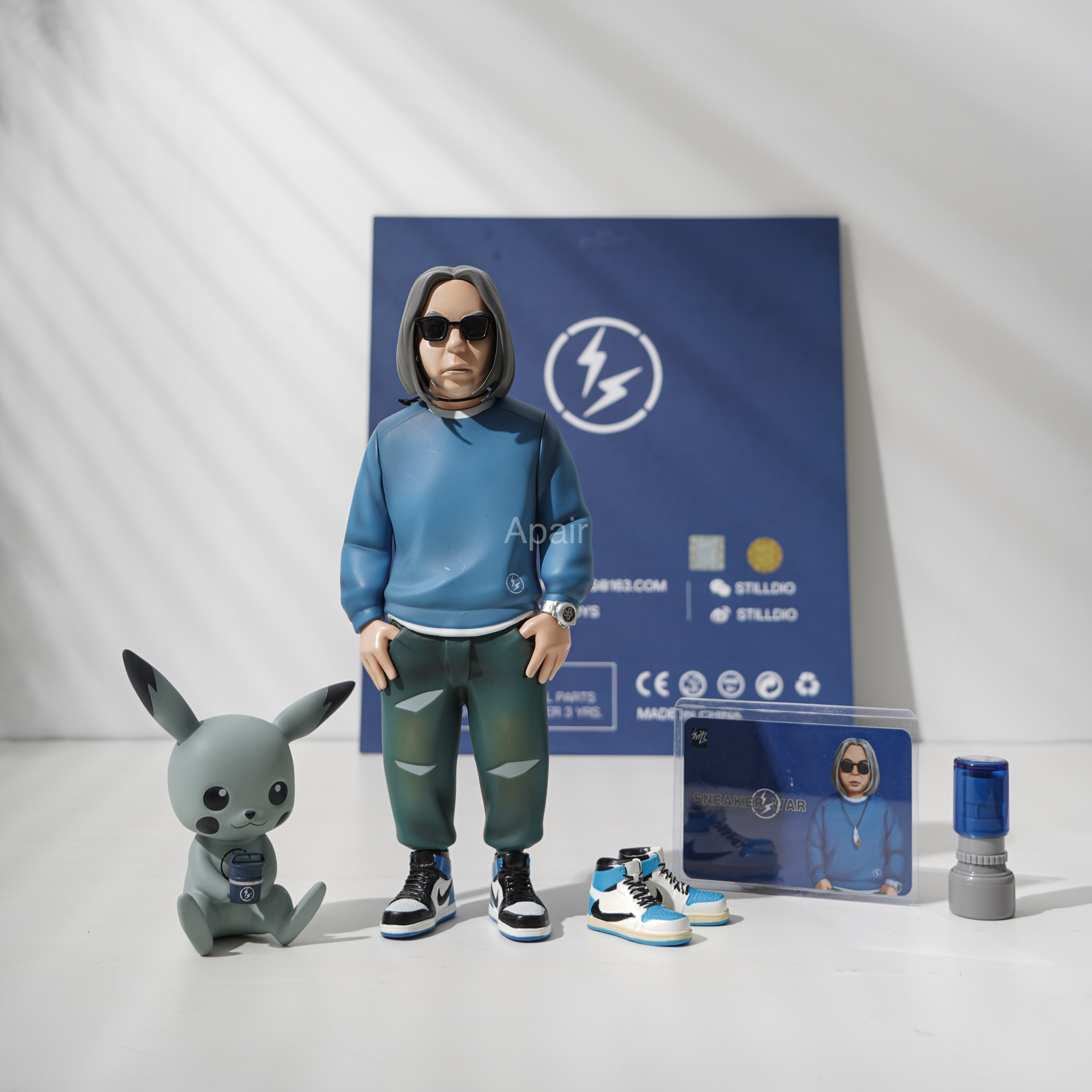 （現貨） Sneaker War-No.3 史丟丟 藤原浩公仔 閃電皮