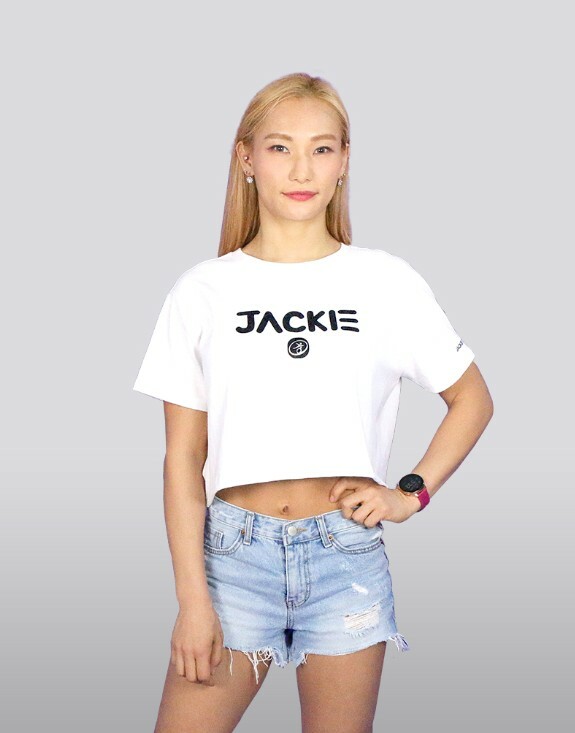 JACKIE短版白色T-SHIRT