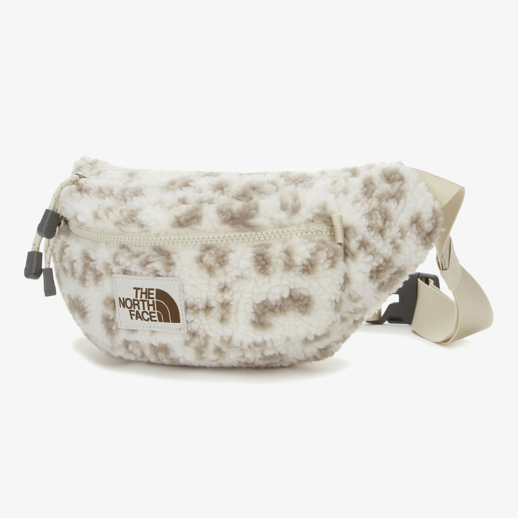 THE NORTH FACE 白標限定 MESSENGER 側背 腰包 白豹紋 NN2PN50L