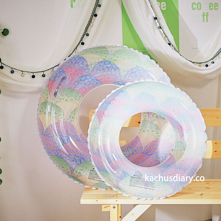 rainbow swimming ring