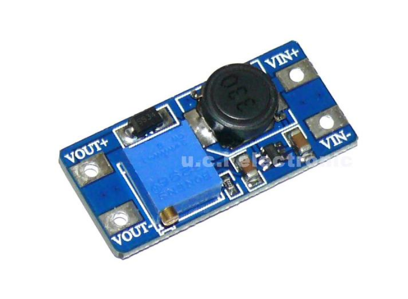 【UCI電子】(12-7) MT3608 DC-DC升壓模組2A升壓板輸入電壓2-24V升5/9/12/-28V可調