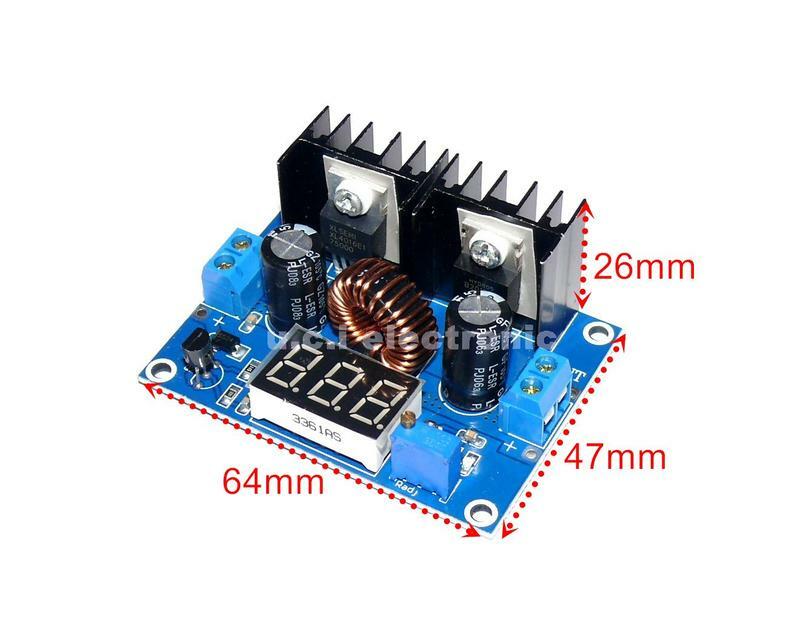 【UCI電子】(二S-1) XL4016 DC數顯調壓8A 直流調壓降壓模塊數字直流調壓板