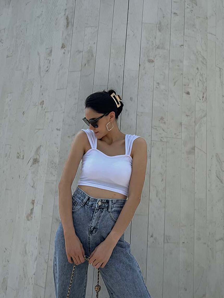 素色馬甲背心(附可拆式胸墊)*3色