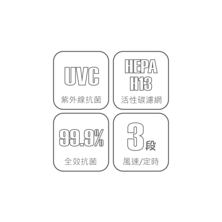 BLDS2102 BioLED 紫外線抗菌空氣清淨機