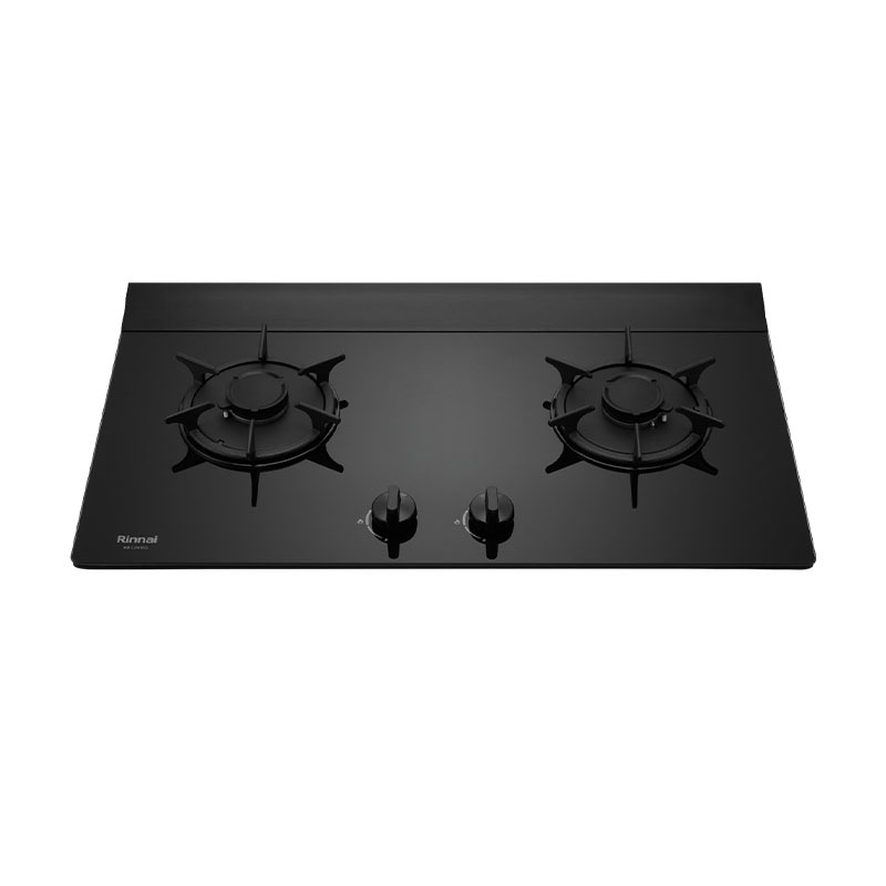 【結帳現折】Rinnai 林內 檯面式 彩焱玻璃雙口爐 RB-L2610G(B) 藍光旋鈕
