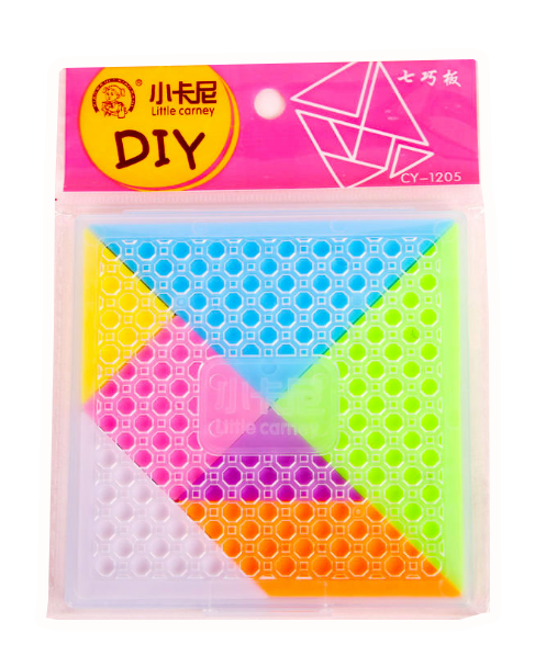 七巧板拼圖板10CM D1021