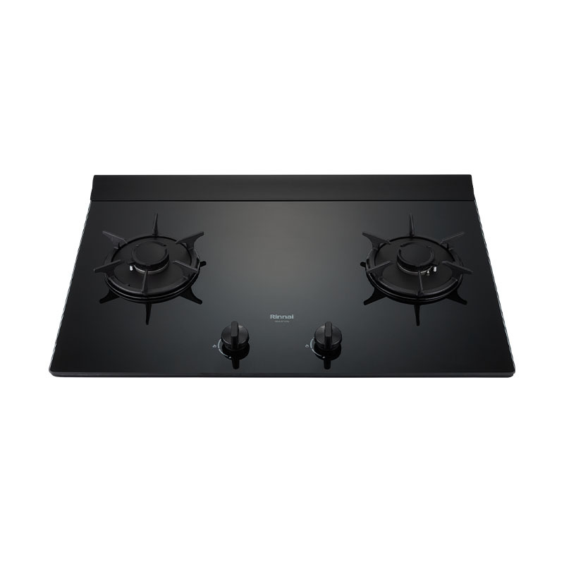 【結帳現折】Rinnai 林內 檯面式 彩焱玻璃雙口爐 RB-L2710G(B) 藍光旋鈕