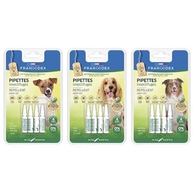 法國Francodex 驅蝨滴劑-幼犬,小型犬專用 / 中型犬專用 / 大型犬專用