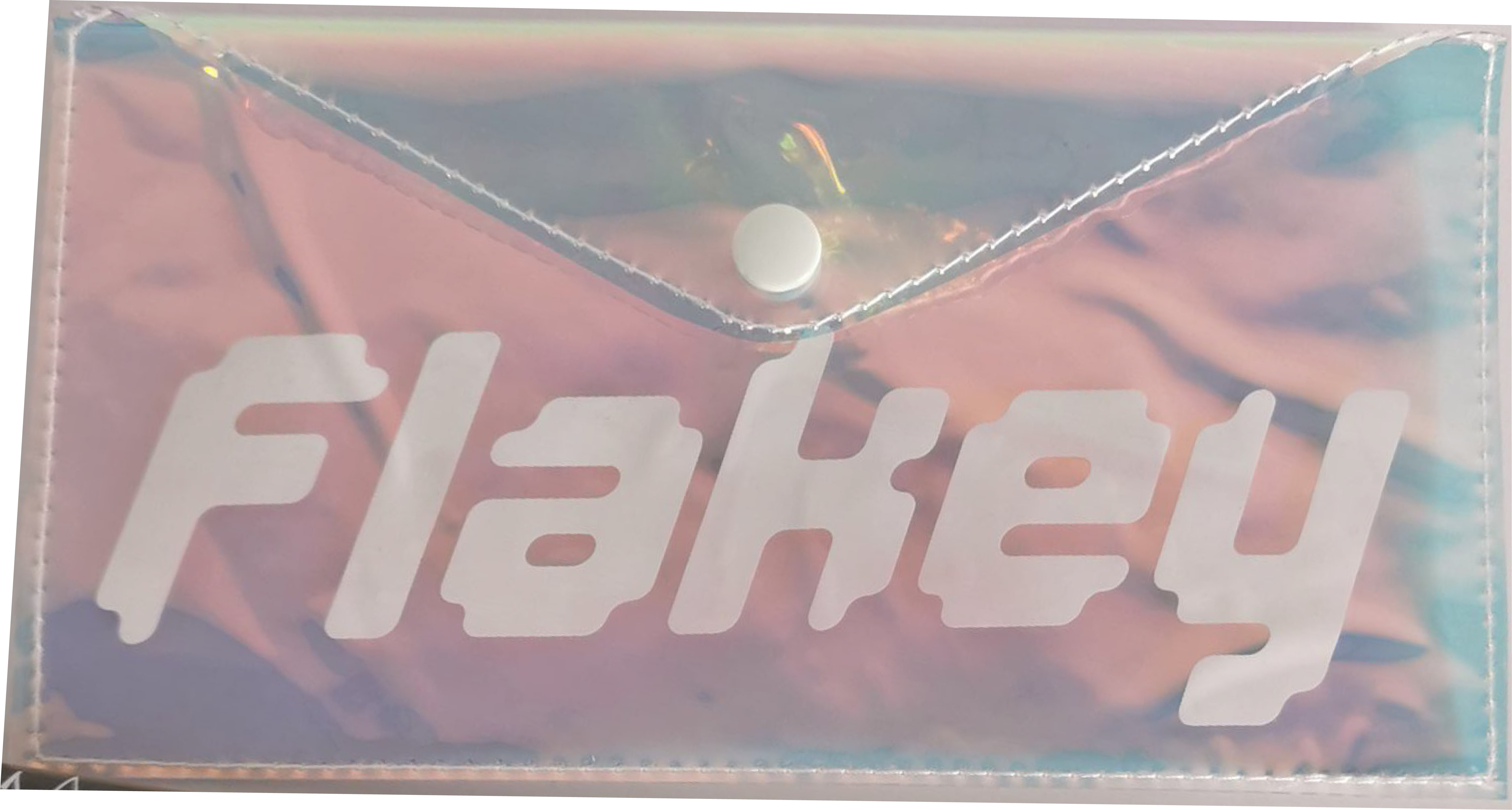 FLAKEY  鐳射白口罩套