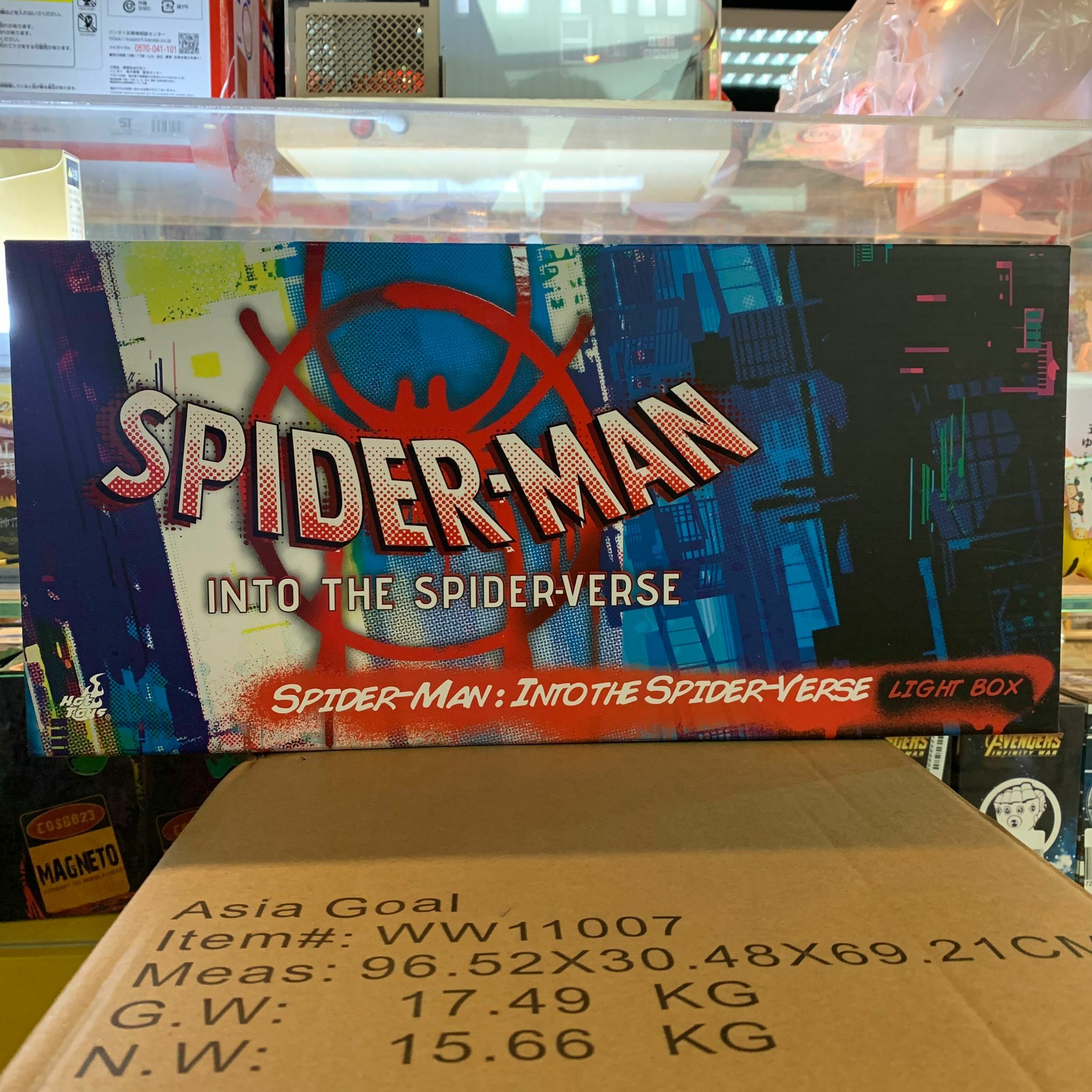 Spider-man into the spider-verse (light box)