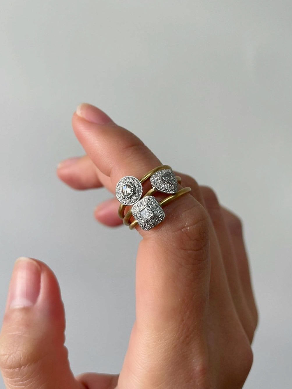 Le Marais l Trilliant Diamond Ring